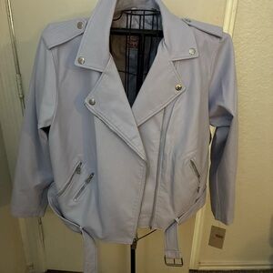 Levi's Women's Lavender Leather Jacket